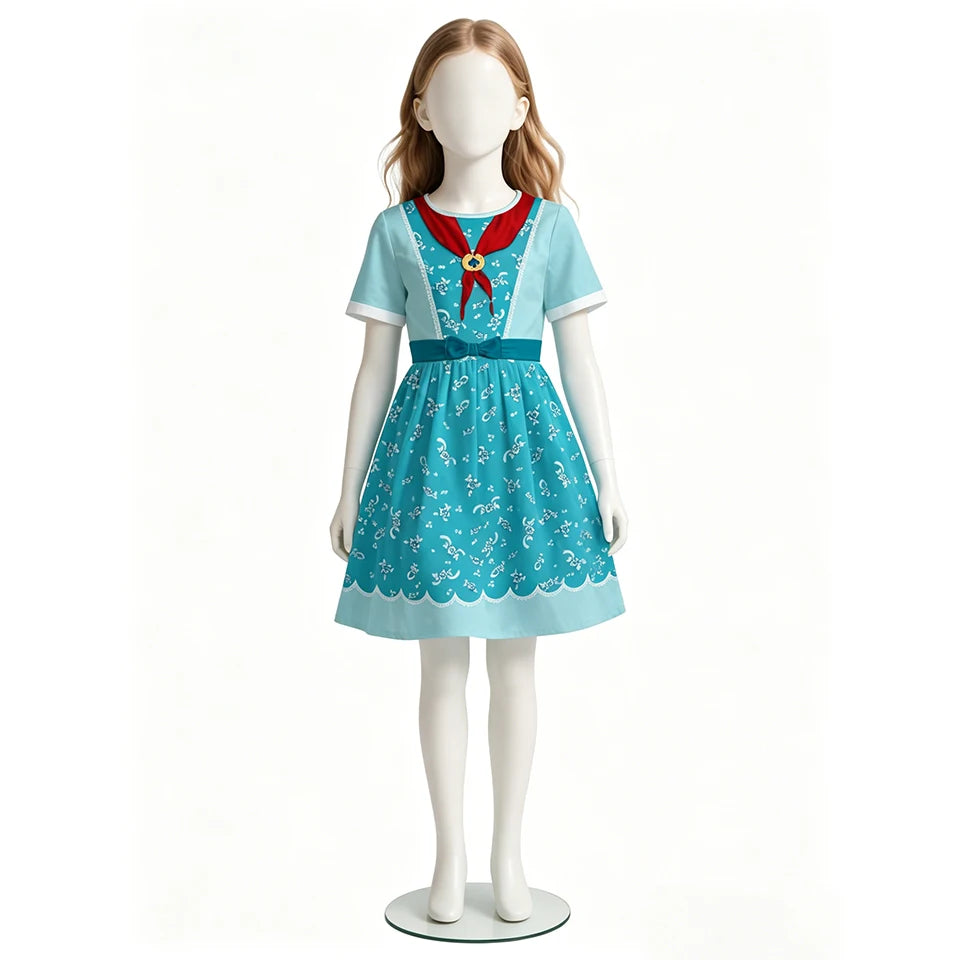 Stranger TV Character Holly Kids Cosplay Costume Halloween Role Play Birthday Party Children's Clothing Carnival Girls Outfits