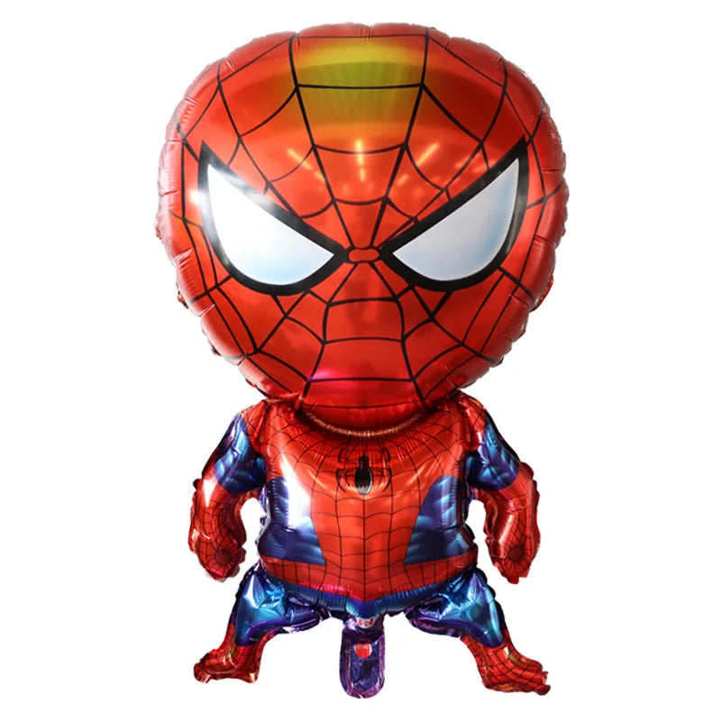 Spidey Giant Balloons Avengers Birthday Decorations 1-9 Number Balloons Superhero Photo Props Kids Party Supplies Boys Rewards