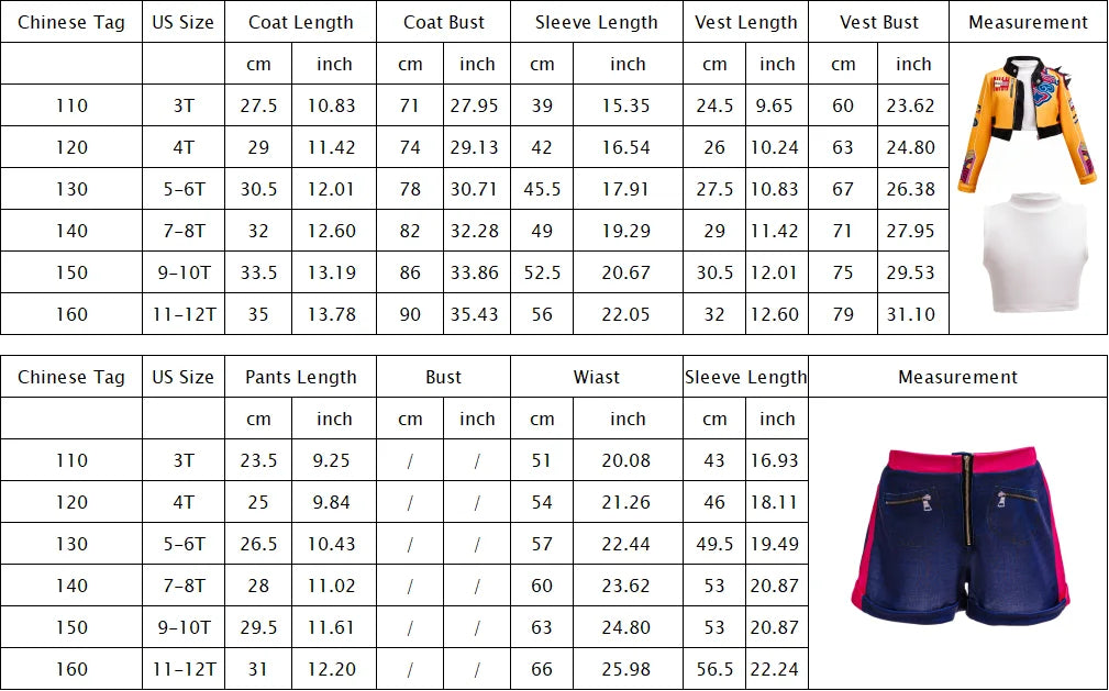 Girl 3D Print 3Pcs Role Play Dress up Popular Korean Music Performance Clothing Dance Costume Child Singer Cosplay Team Uniform