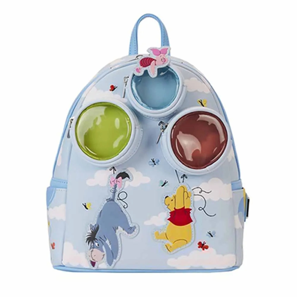 Disney Inside Out Sadness Cosplay Mini-Rucksack PU Leather Backpack Cartoon Lotso Stitch Fashion Cute Girl Storage Bag