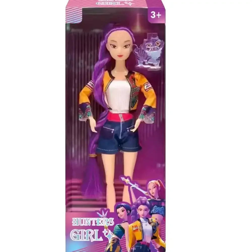 2026 Hot Music Style Demonic Group Anime Figure Rumi Mira Zoey Action Figure Cosplay Doll Cute Gift for Kids Birthday Gifts