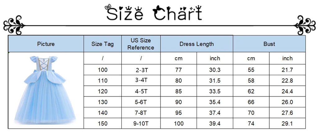 Girl Elsa Anna Princess Dress with LED Light Up Costume for Kids Cosplay Party Clothes Rapunzel Aurora Outfit Carnival Prom Gown