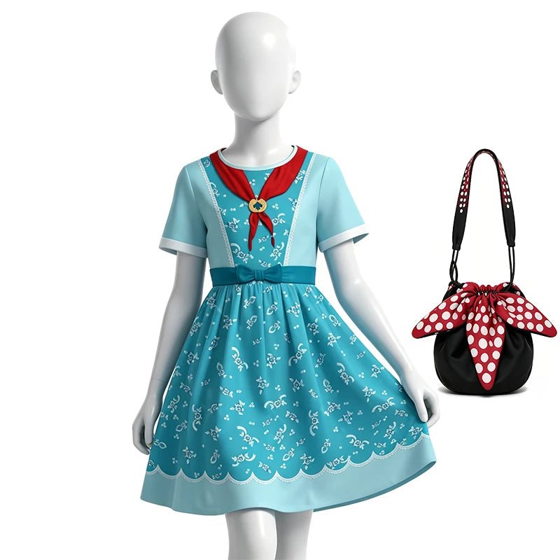 Stranger TV Character Holly Kids Cosplay Costume Halloween Role Play Birthday Party Children's Clothing Carnival Girls Outfits