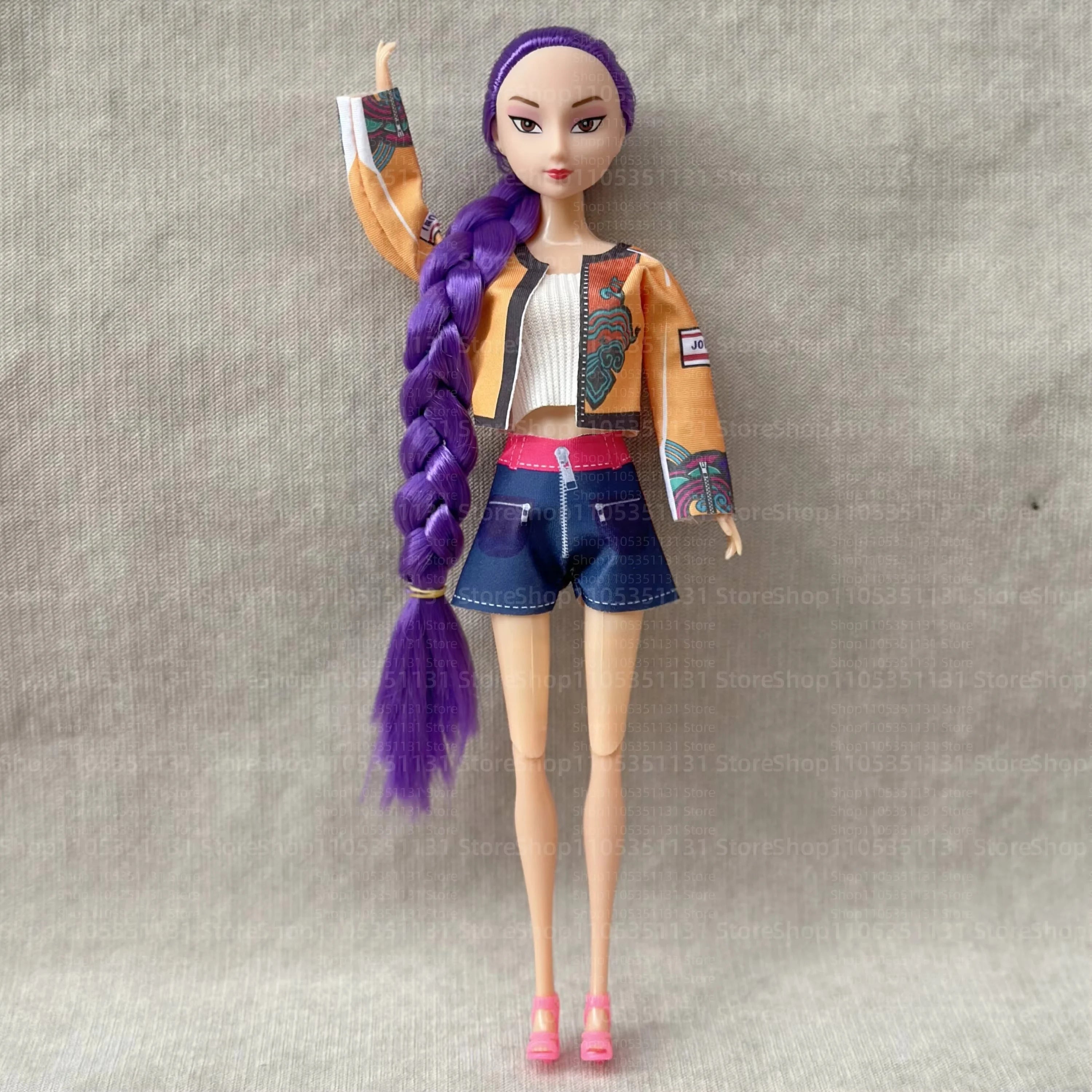 2026 Hot Music Style Demonic Group Anime Figure Rumi Mira Zoey Action Figure Cosplay Doll Cute Gift for Kids Birthday Gifts