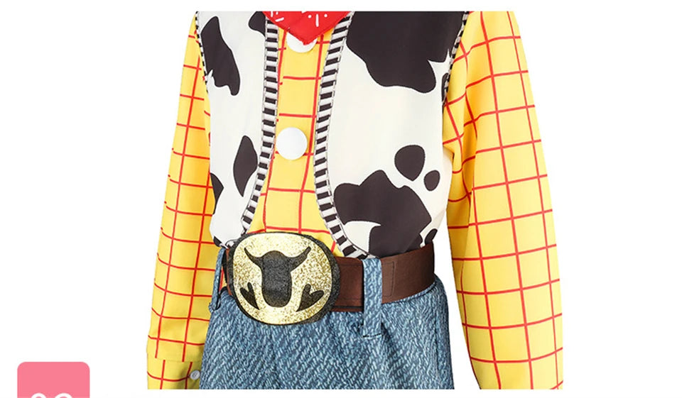 Woody Jessie Western Fancy Toy Kids Clothes Halloween Cosplay Performance Children's Costume Carnival Party Boys Girls Outfits