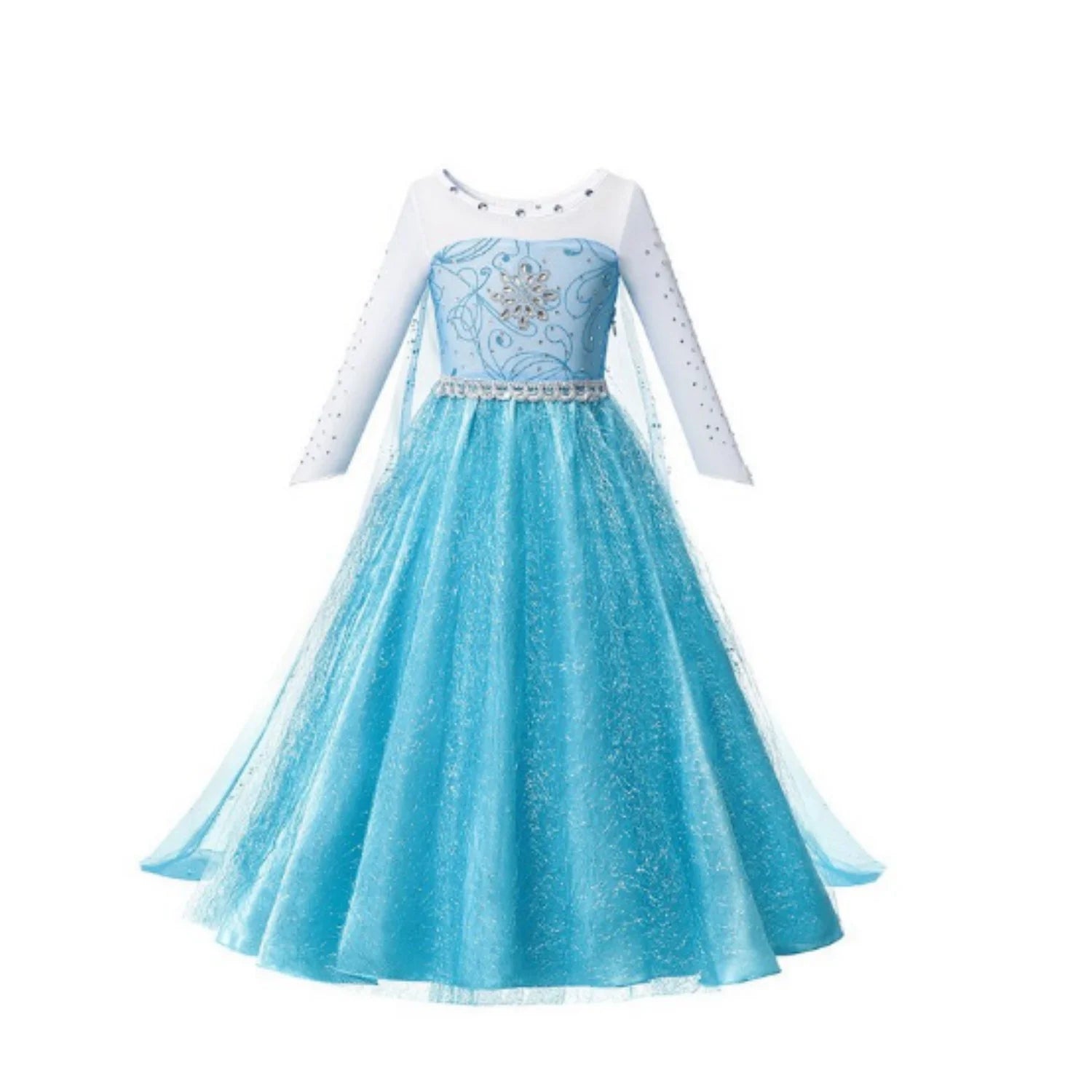 LED Luminous Elsa Dresses for Girls 2026 Carnival Kids Elegant Cosplay Princess Children Gowns Clothing Party Gown Outfits