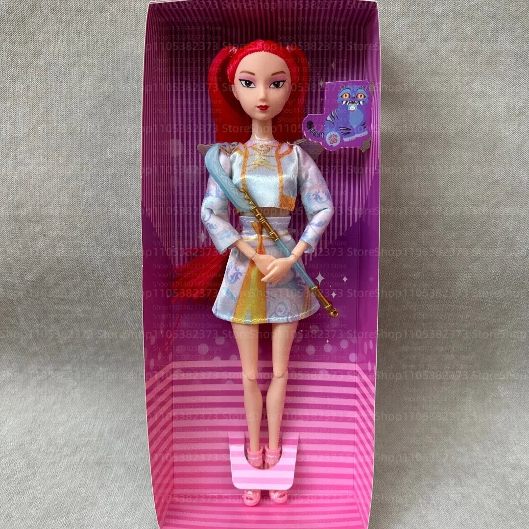 2026 New Kpop Demon Hunters Action Figure Toy Rumi Mira Zoey Beautiful Princess Baby Girl Dolls Plastic DIY Toy for Girls