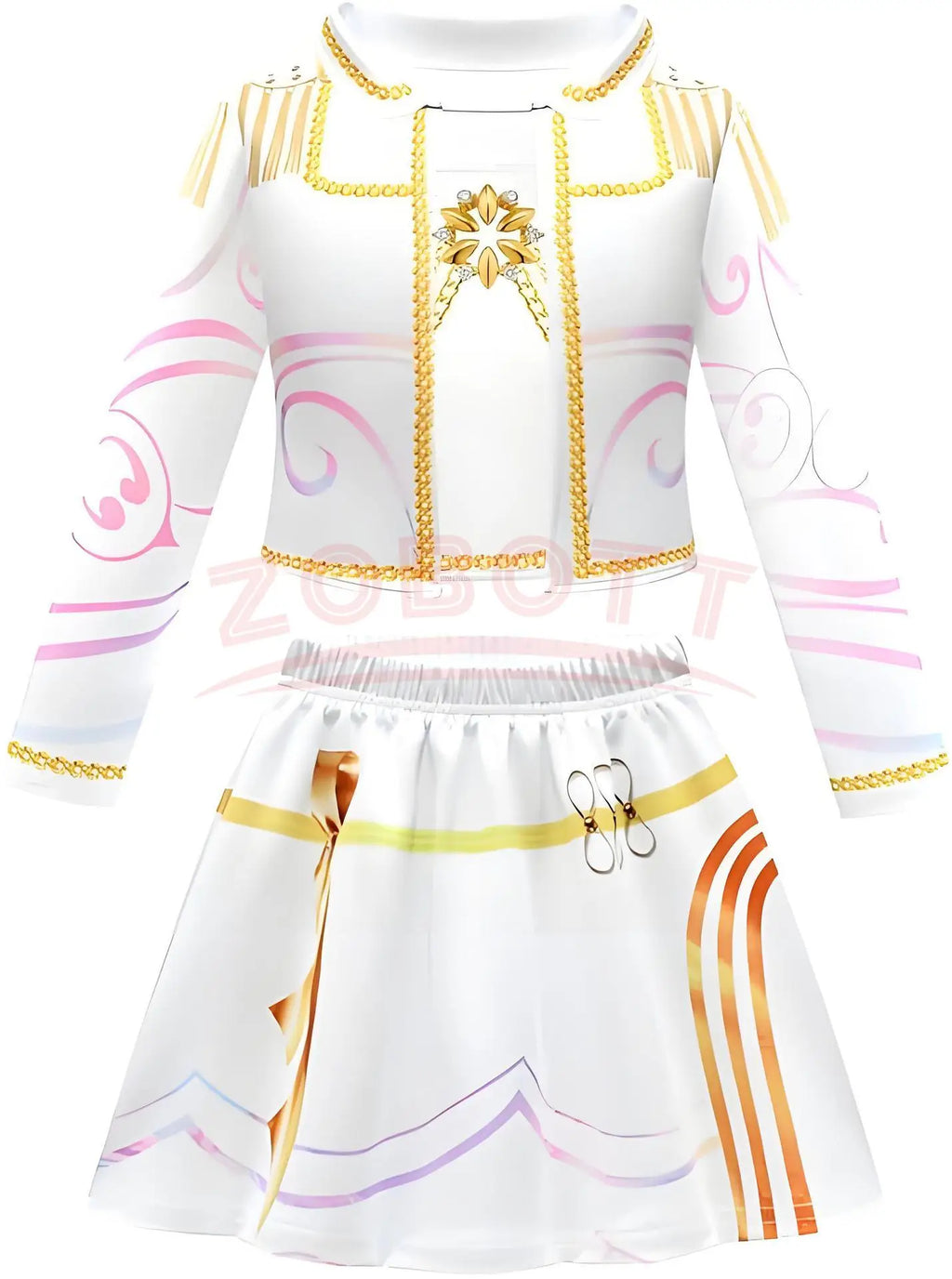 2026 HOT Kpop Demon Hunter Anime Movie Kids Cosplay Rumi Zoey Mira 3D Print Costume Suit Clothes KPop Rumi Zoey Cosplay Outfit